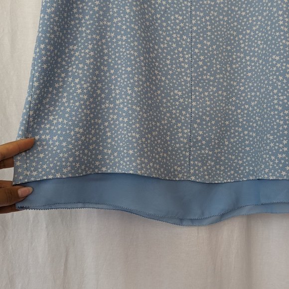 Cooper & Ella Star Print Blouse Size Extra Small - Picture 4 of 12